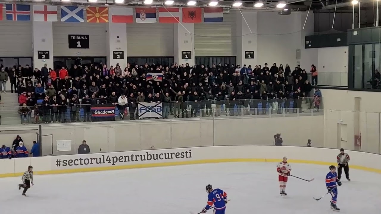 Peluza Sud la Steaua - Gheorgheni, hochei / Patinoar Berceni Arena / 28 februarie 2025