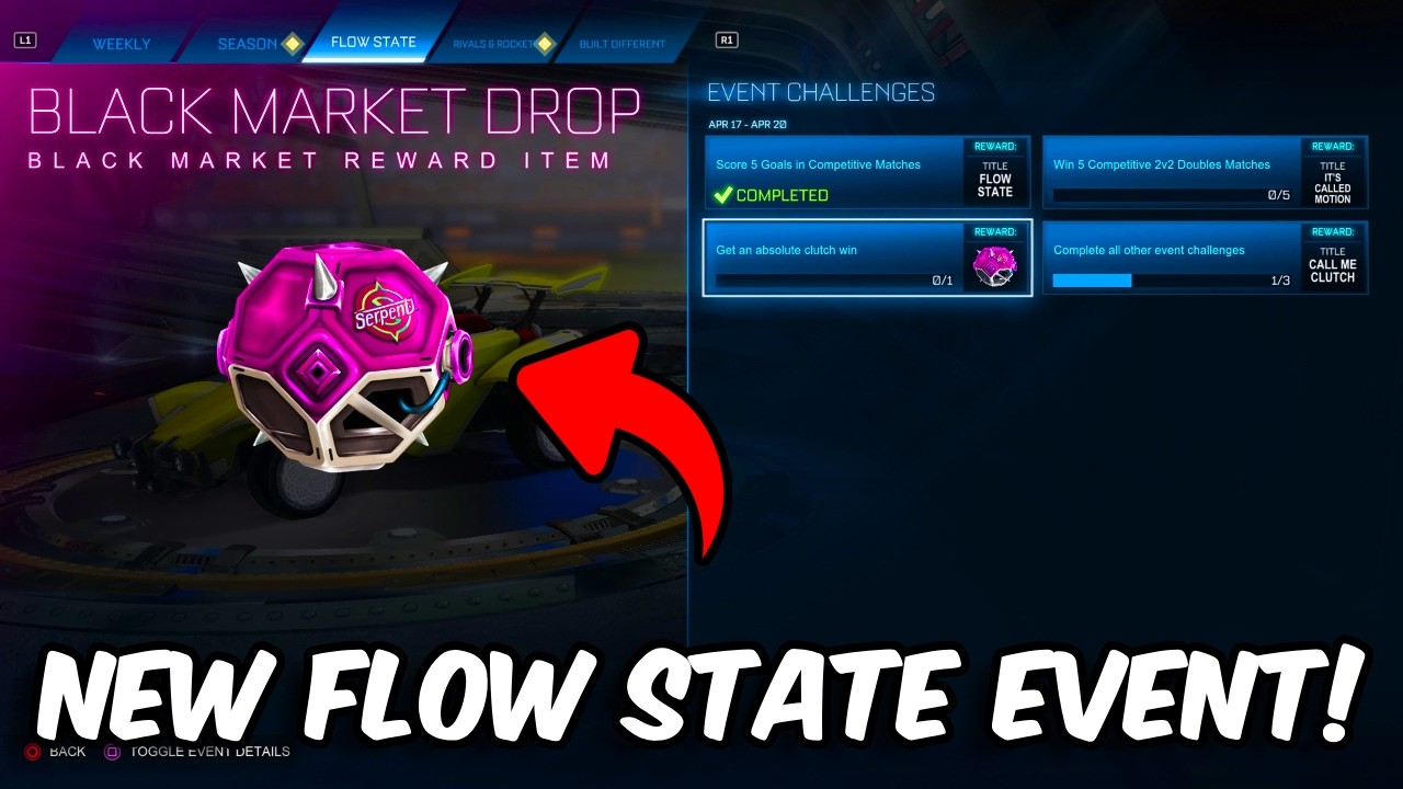 *NEW* FLOW STATE EVENT!! (FREE BLACK MARKET DROP & MORE!!)