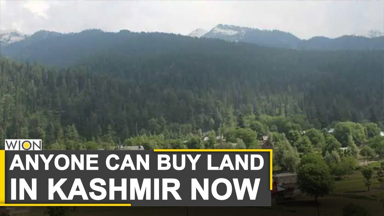 India: Now anyone can buy land in Jammu and Kashmir | India News | WION News