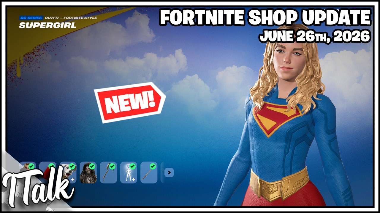 Магазин Fortnite *НОВИНКА* НАБОР СУПЕРГЕРЛ! [26 июня 2026 г.] (Fortnite Глава 7)