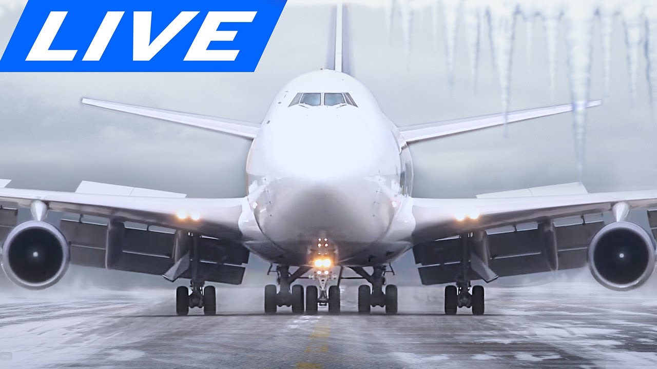 🔴LIVE WINTRY AIRPORT ACTION at CHICAGO O'HARE | AVGEEK ORD PLANE SPOTTING |WINTER WEATHER ADVISORY