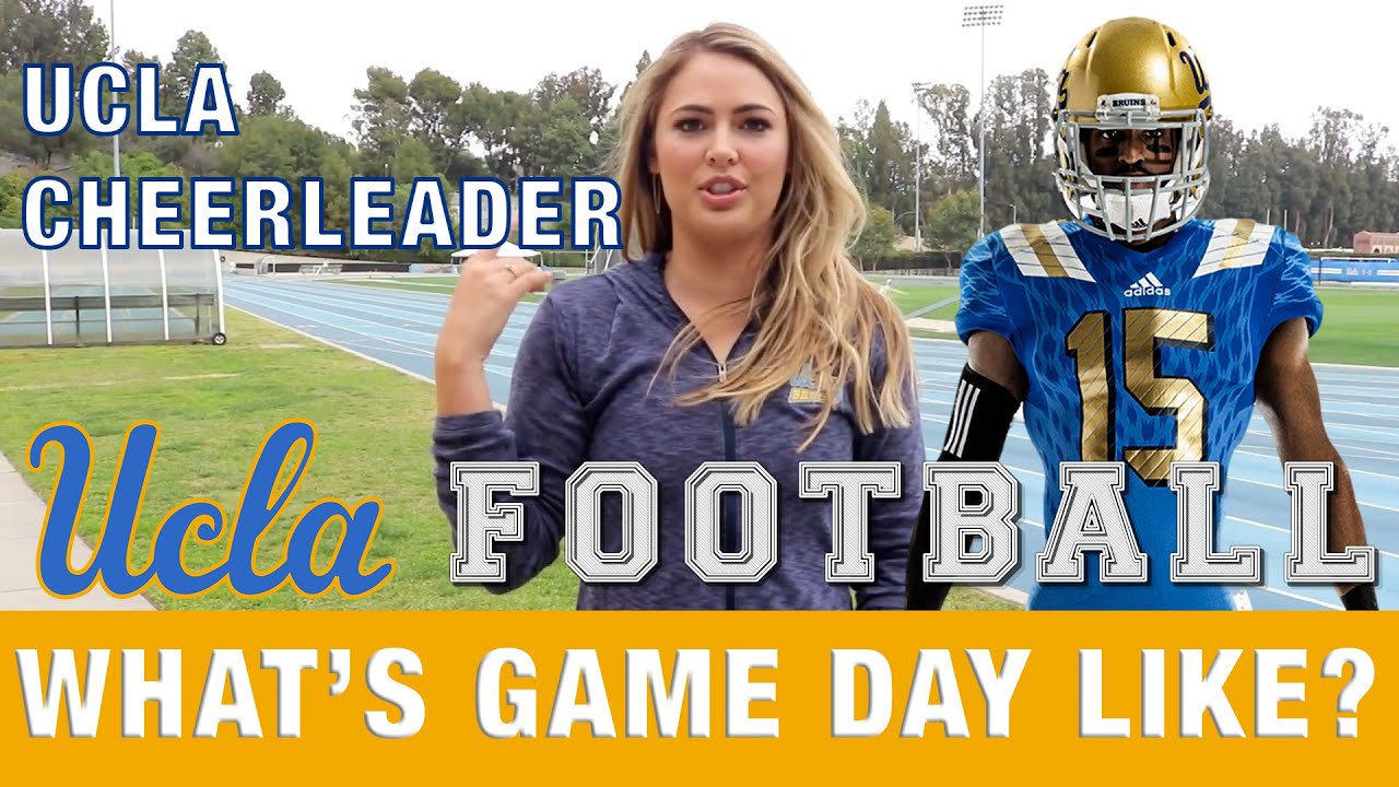 UCLA Cheerleader's Football Game Routine | Day in Life of UCLA Athlete [Kevin Wei]