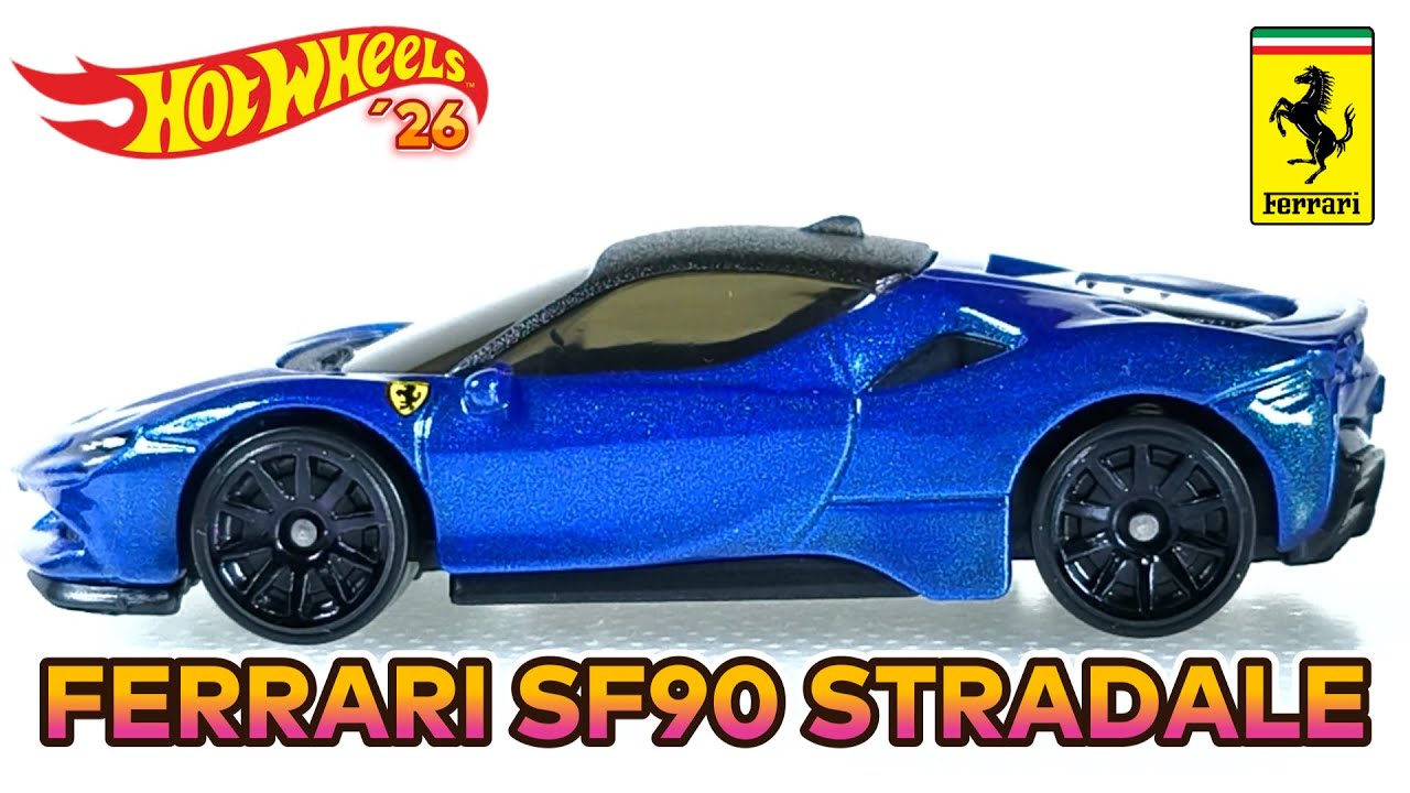 HOTWHEELS FERRARI SF90 STRADALE 2026 SERIES HW FERRARI N:41/250 UNBOXING