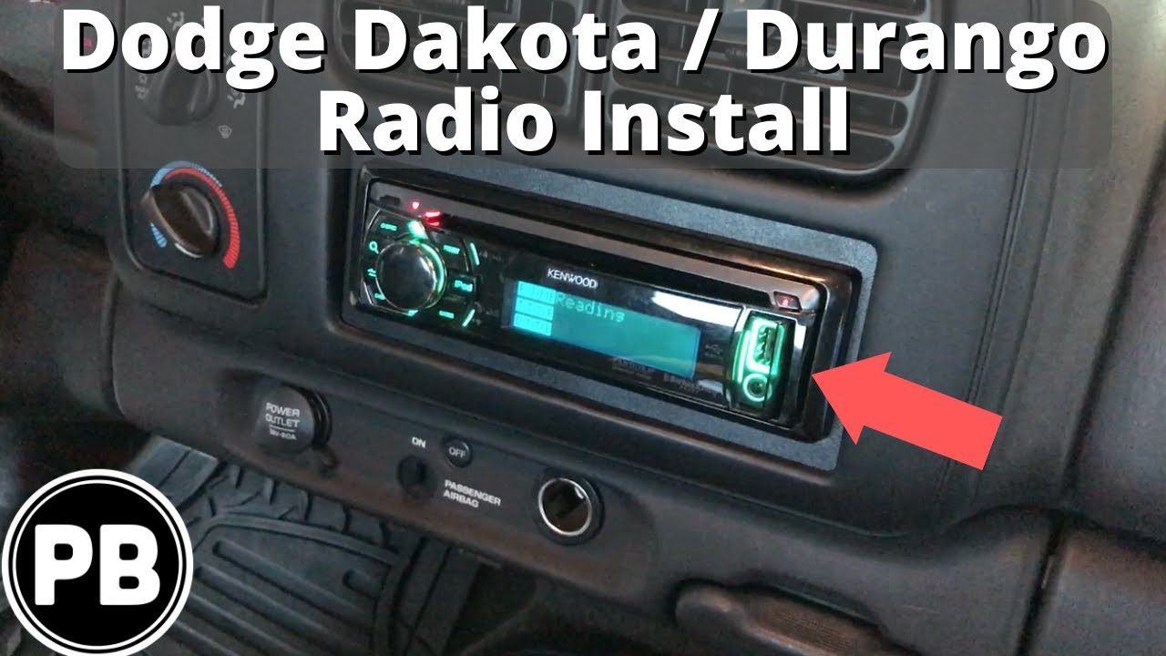 1997 - 2000 Dodge Dakota / Durango Radio Install