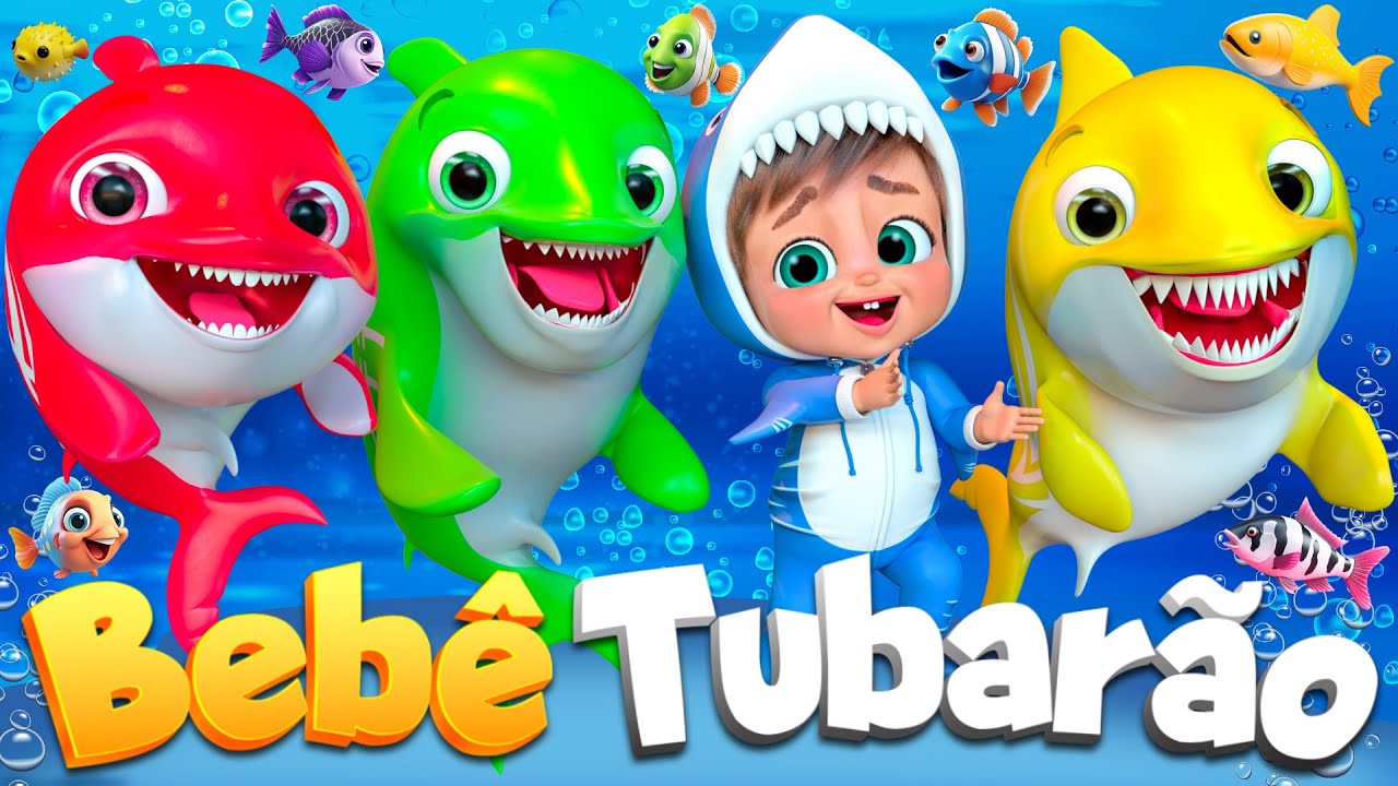 Bebê Tubarão Splash! @SuperLucaPortugues #rimasinfantis #musicasinfantis