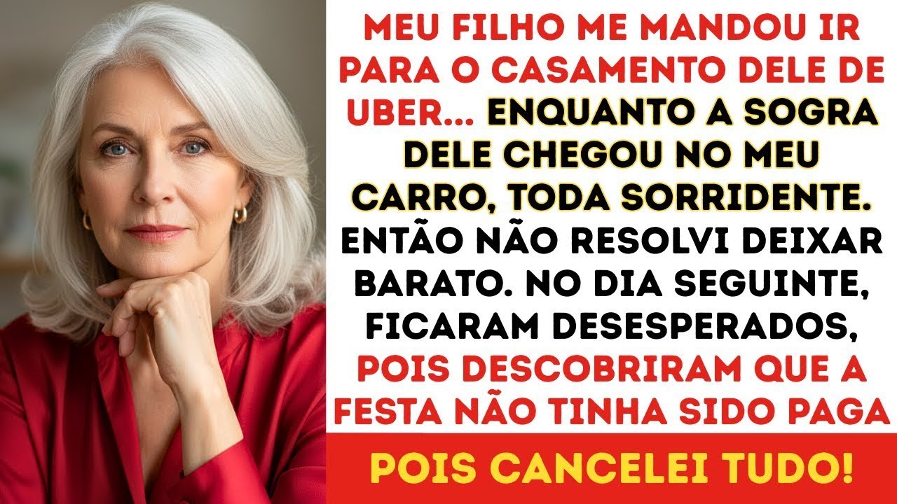 MEU FILHO me mandou para o casamento de UBER… e levou a SOGRA DELE no MEU CARRO, ENTÃO EU