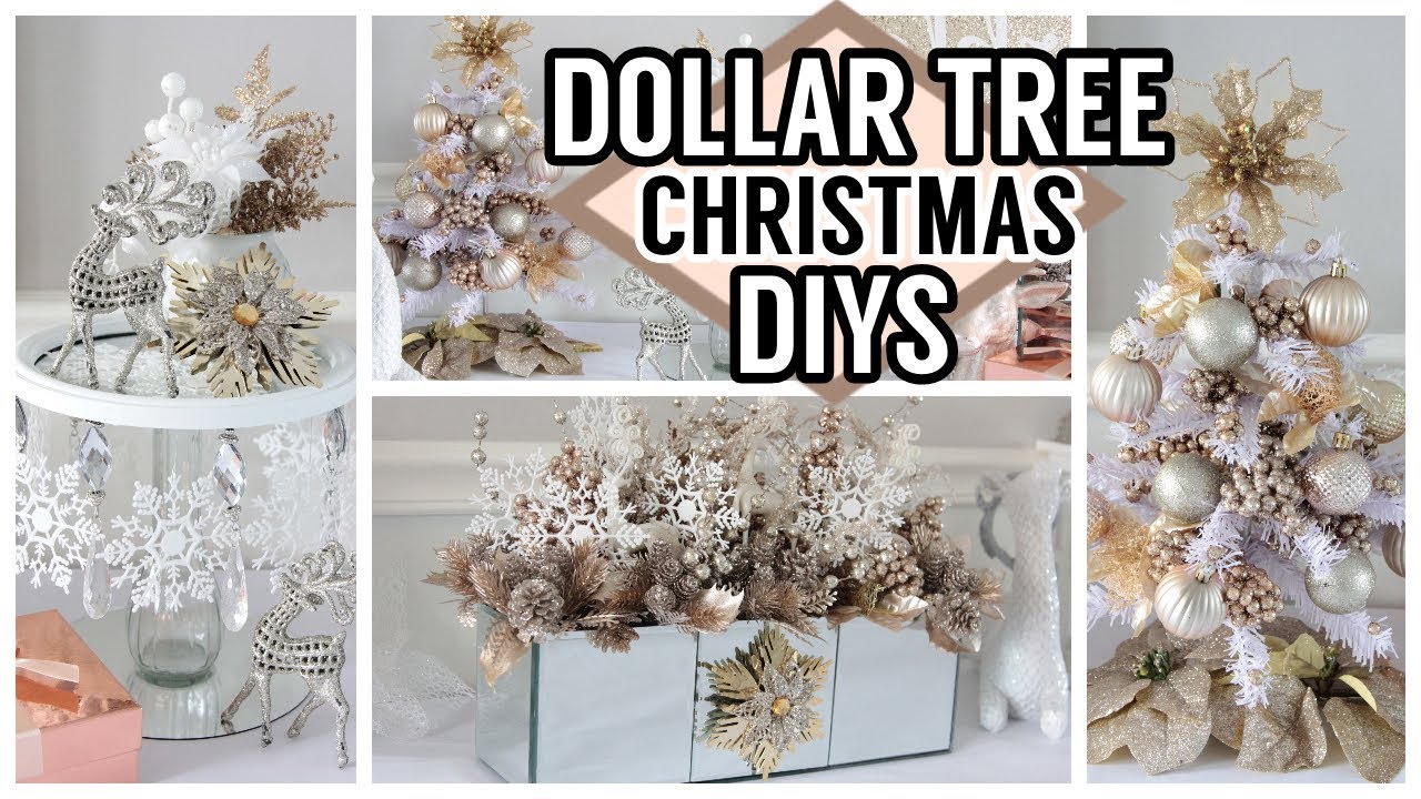 DOLLAR TREE GLAM CHRISTMAS DIYS 2019