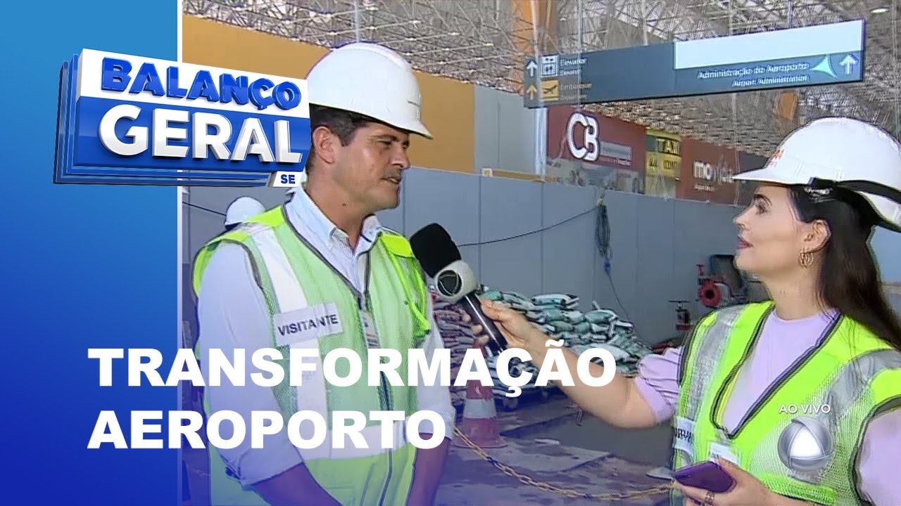 Projeto de ampliação do Aeroporto Internacional Santa Maria é apresentado - Balanço Geral Sergipe