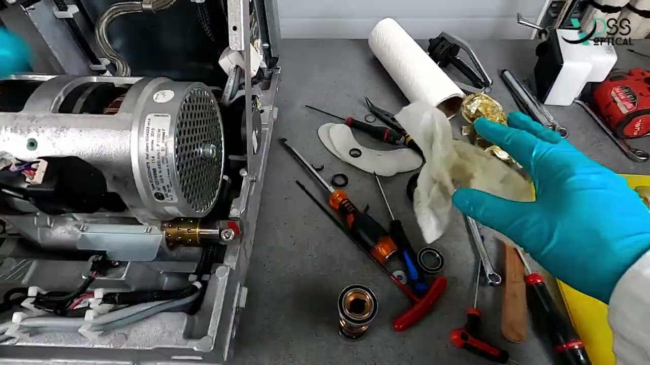 seal ball bearing rotation lens subassembly