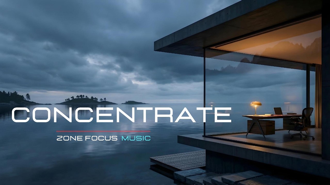 2 Hours Deep Focus Music | Serene Ocean Workspace for Total Concentration