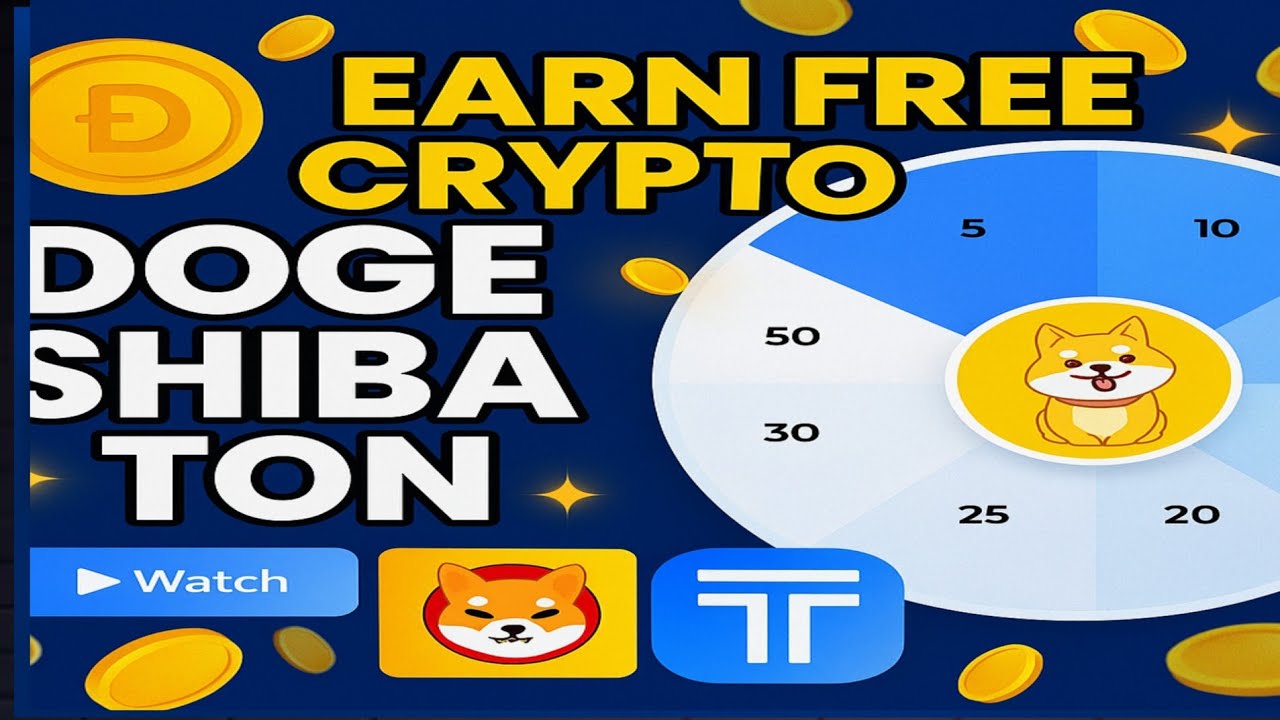 Auto-Earn Free Shiba Inu, Toncoin & Dogecoin (No Investment)