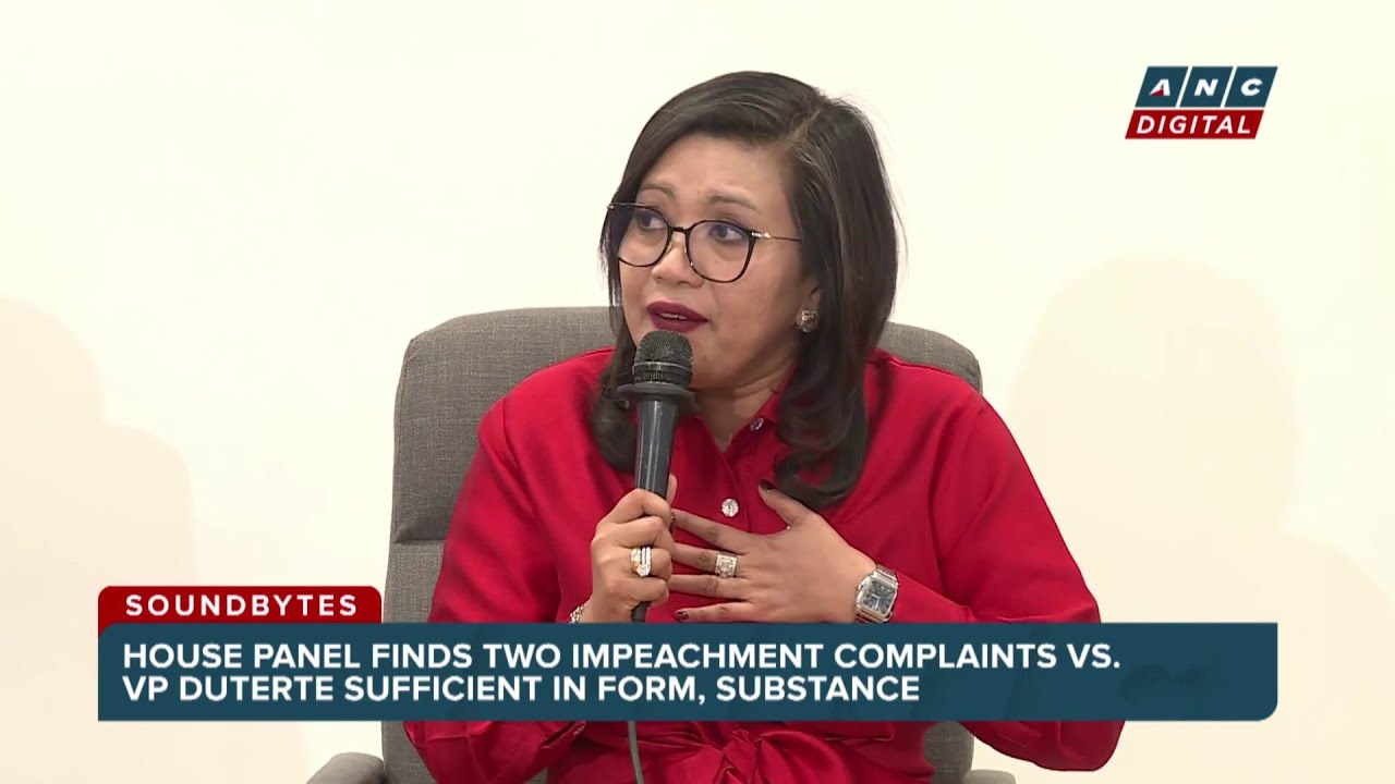 Luistro: Only Suntay voted against declaring VP Sara impeachment raps sufficient in substance | ANC