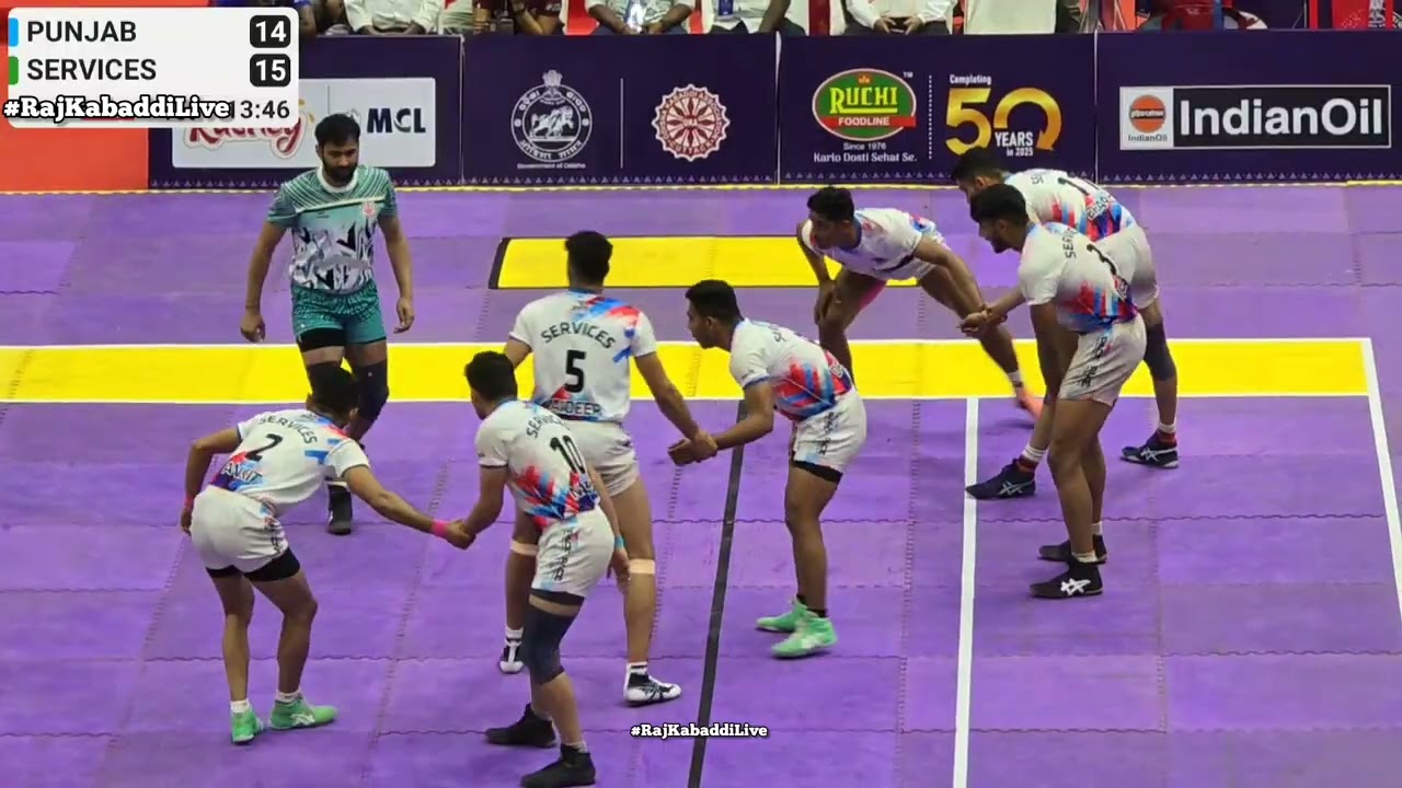 INDIAN RAILWAYS vs UTTAR PRADESH MENS KABADDI MATCH | SENIOR NATIONAL MENS KABADDI CHAMPIONSHIP