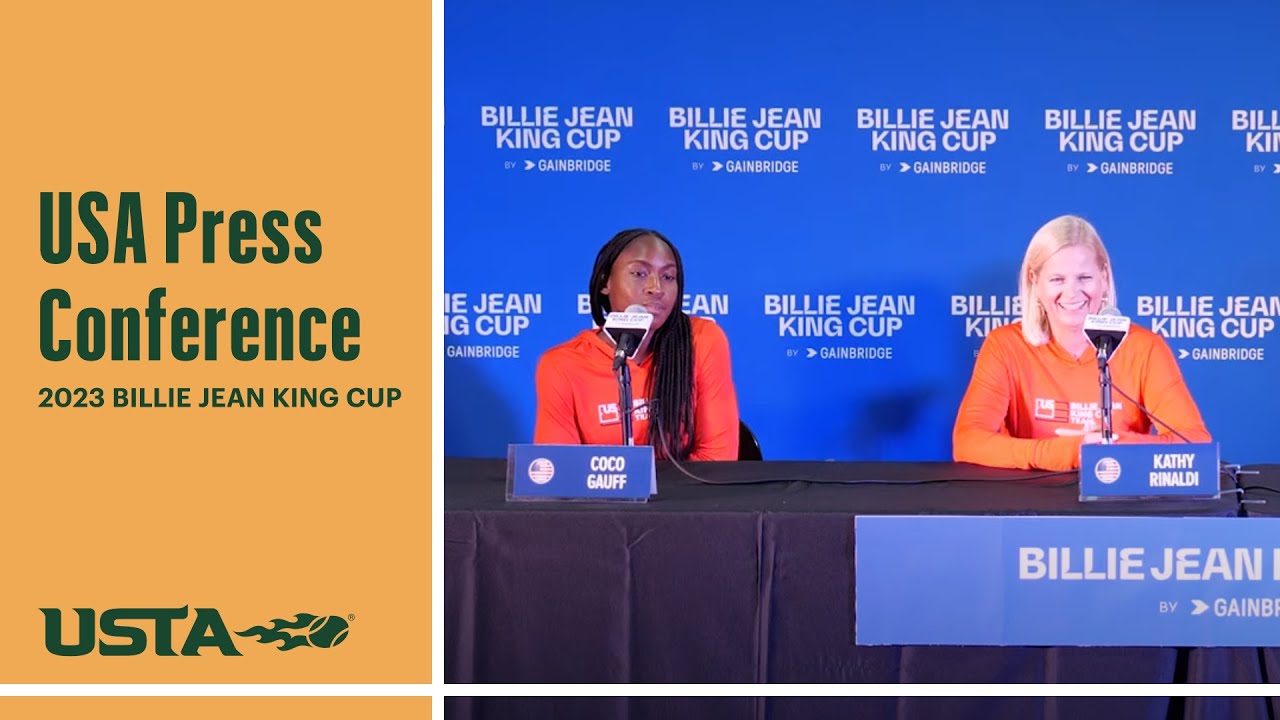 Gauff, Pegula & Rinaldi Press Conferece | 2023 Billie Jean King Cup