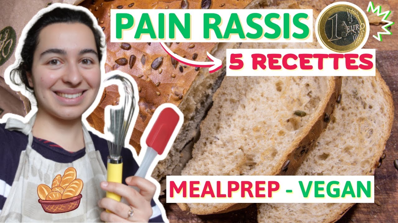 INFLATION : 5 RECETTES ANTI-GASPI pour ne plus jamais jeter du PAIN RASSIS ! Petit Budget & Facile