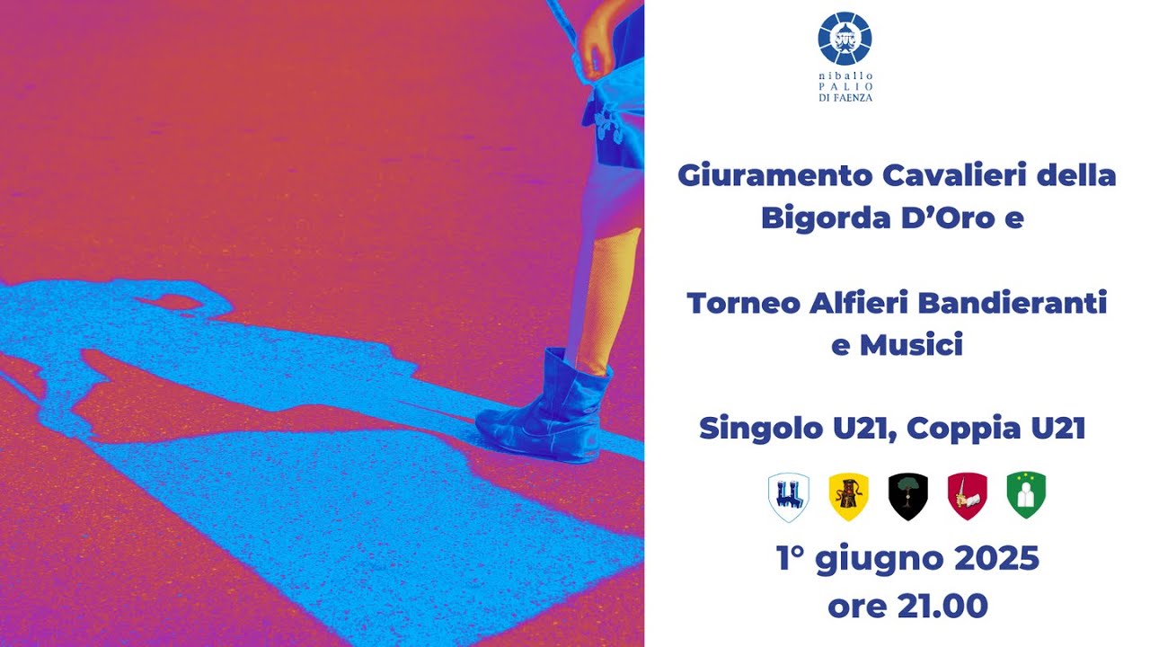 Torneo Alfieri Bandieranti e Musici - Singolo U21, Coppia U21 - Giuramento Cavalieri 26° Bigorda