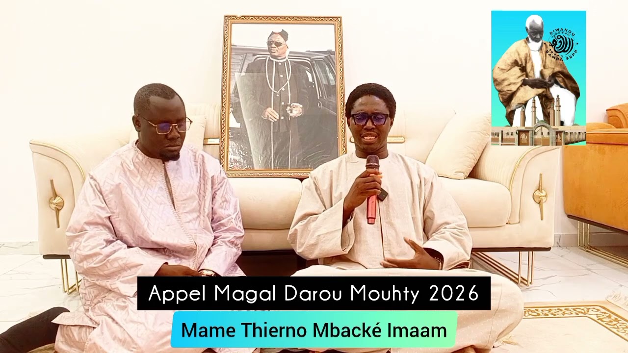 Appel Magal Darou Mouhty 2026 ci Ndigël u Cheikh Ahmadou KARA Mbacké Noreyni