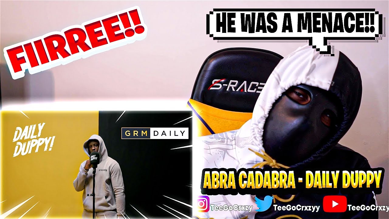 UK WHAT UP🇬🇧!!! BLACK AIR FORCES ACTIVATED!! Abra Cadabra - Daily Duppy | GRM Daily (REACTION)