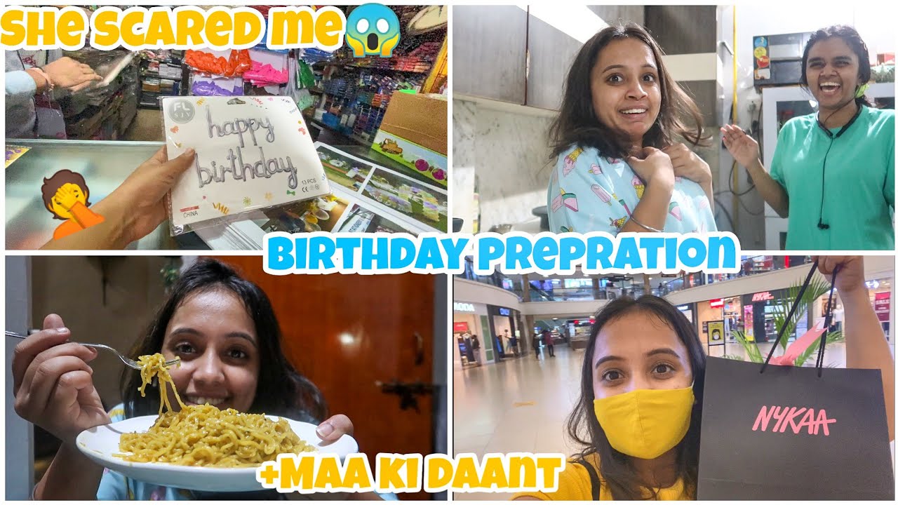 She scared me at 12 am😱+Birthday prep +Maa ki daant |gopsvlog|Pointless vlog