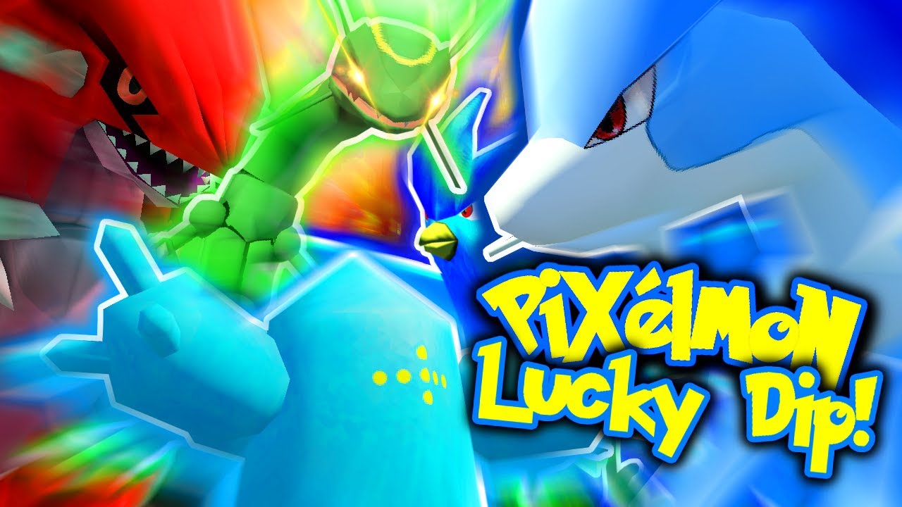 Minecraft Pixelmon Lucky Dip! - Our most INTENSE Battle yet! (Minecraft Pokemon Mod)