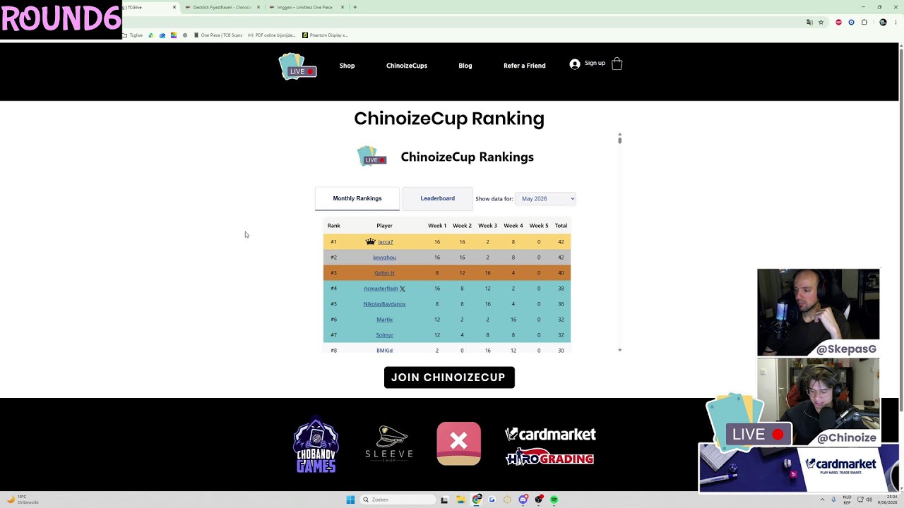 OP16 CHINOIZECUP #68 - Chinoize & @SkepasG  | ONE PIECE CARD GAME