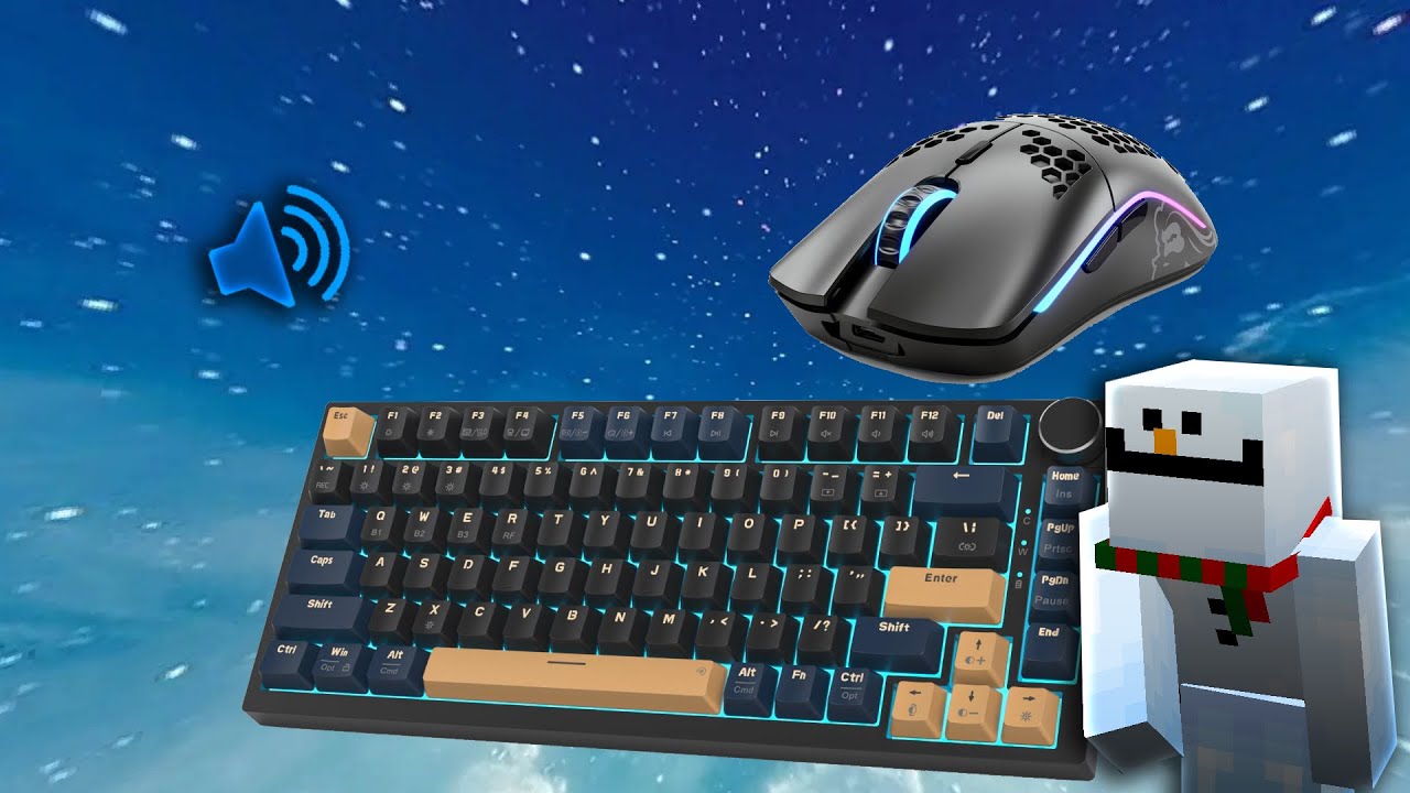 Bedwars ASMR Keyboard & Mouse Sounds | Hypixel Bedwars | Sweaty