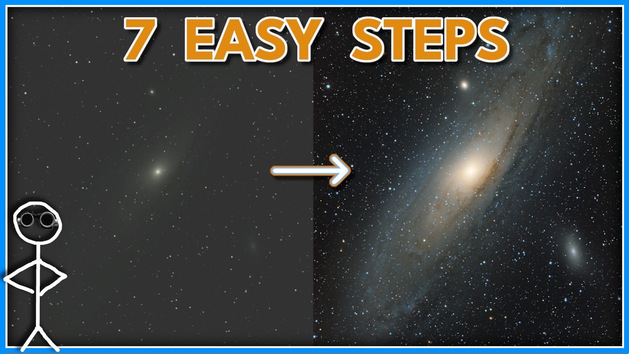 Simple Andromeda Processing: Tutorial with Free Software (Siril + Gimp )