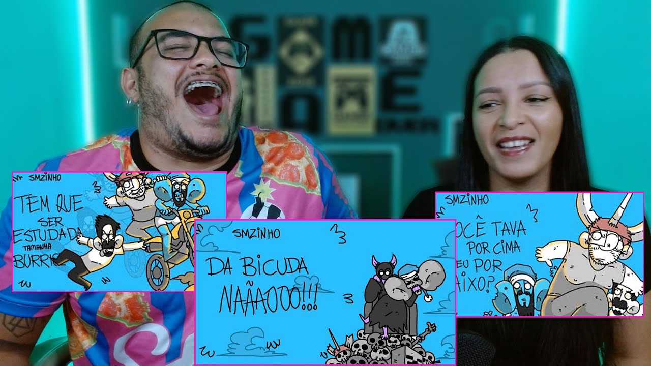 REAGINDO A  (SMZINHO ANIMAÇ...) REI 4LEX 3 EM 1