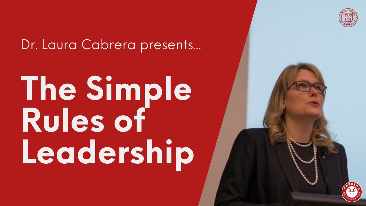 Dr. Laura Cabrera presents on the simple rules of systems leadership | Keynotes