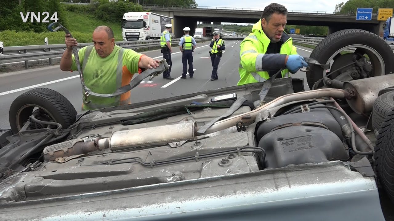 12.05.2020 - VN24 - Ein Schwerverletzter nach Unfall auf A2 bei Dortmund