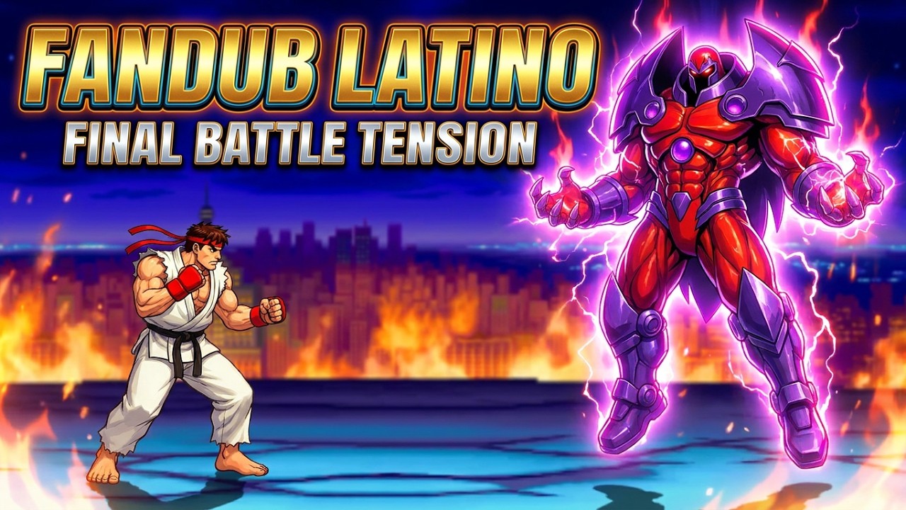 MARVEL VS CAPCOM | FANDUB -DIALOGOS PREVIOS AL BOSS | ONSLAUGHT