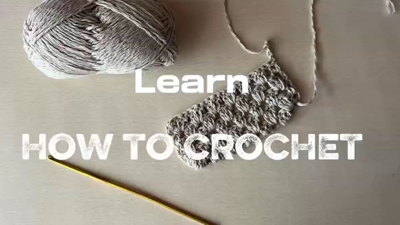Learn HOW TO CROCHET | Double Crochet for Beginners (Step-by-Step Tutorial)
