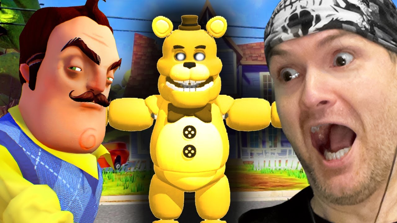 ПРИВЕТ СОСЕД СТАЛ ФРЕДБЕРОМ! И напугал меня до смерти ► Hello Neighbor #1