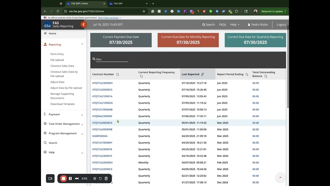 How to Report and Pay Your Sales Under the GSA MAS Schedule