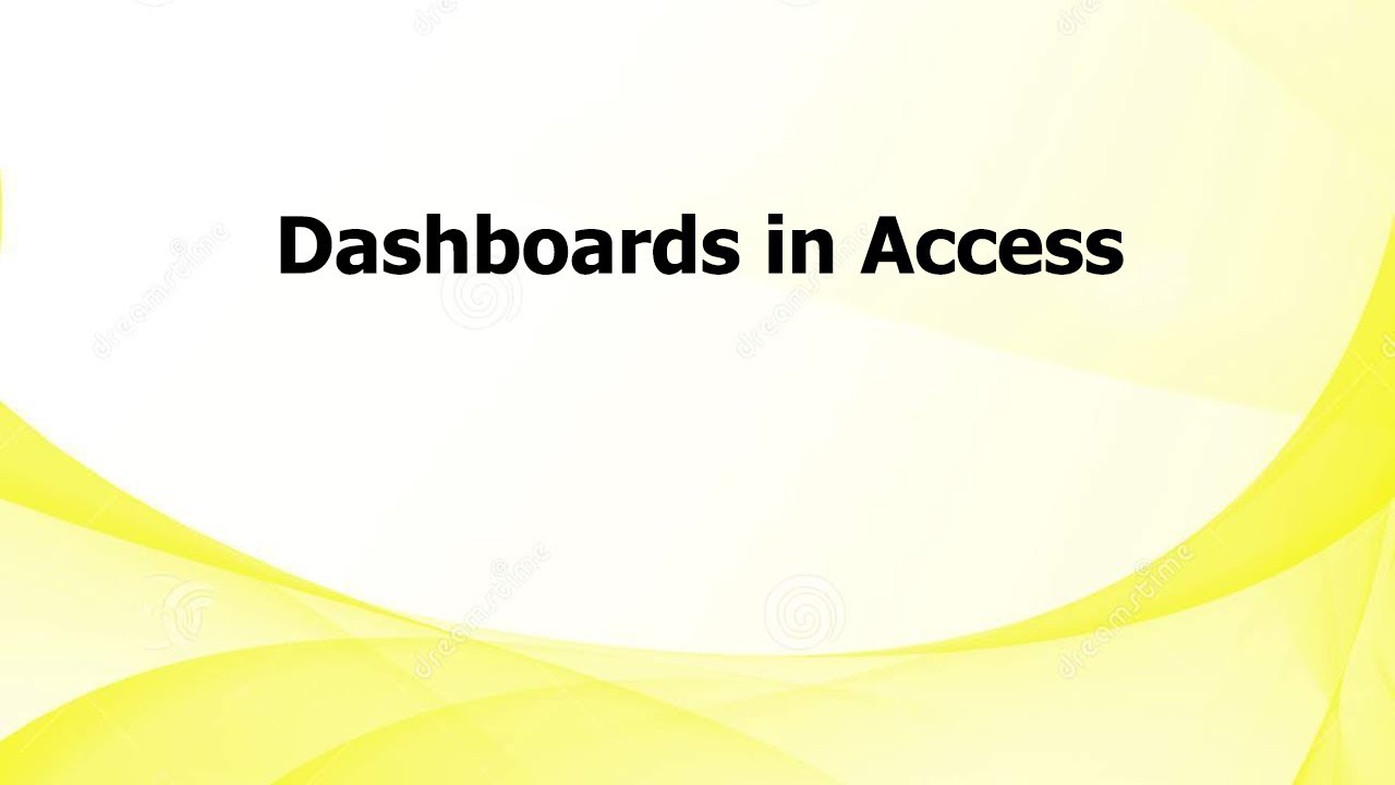 AL: Dashboards in Access