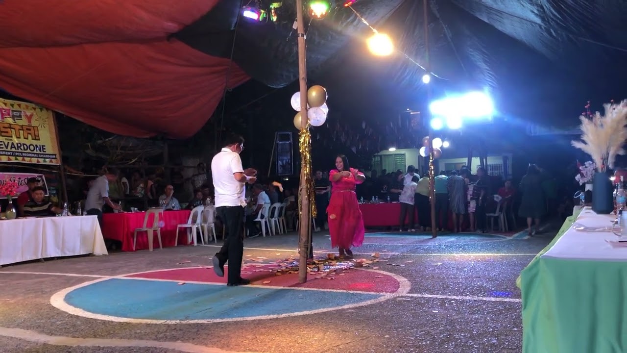 Happy Fiesta Brgy. Canciledes Hernani Eastern Samar! Kuratsa Dance ni Mayor at ni Hermana