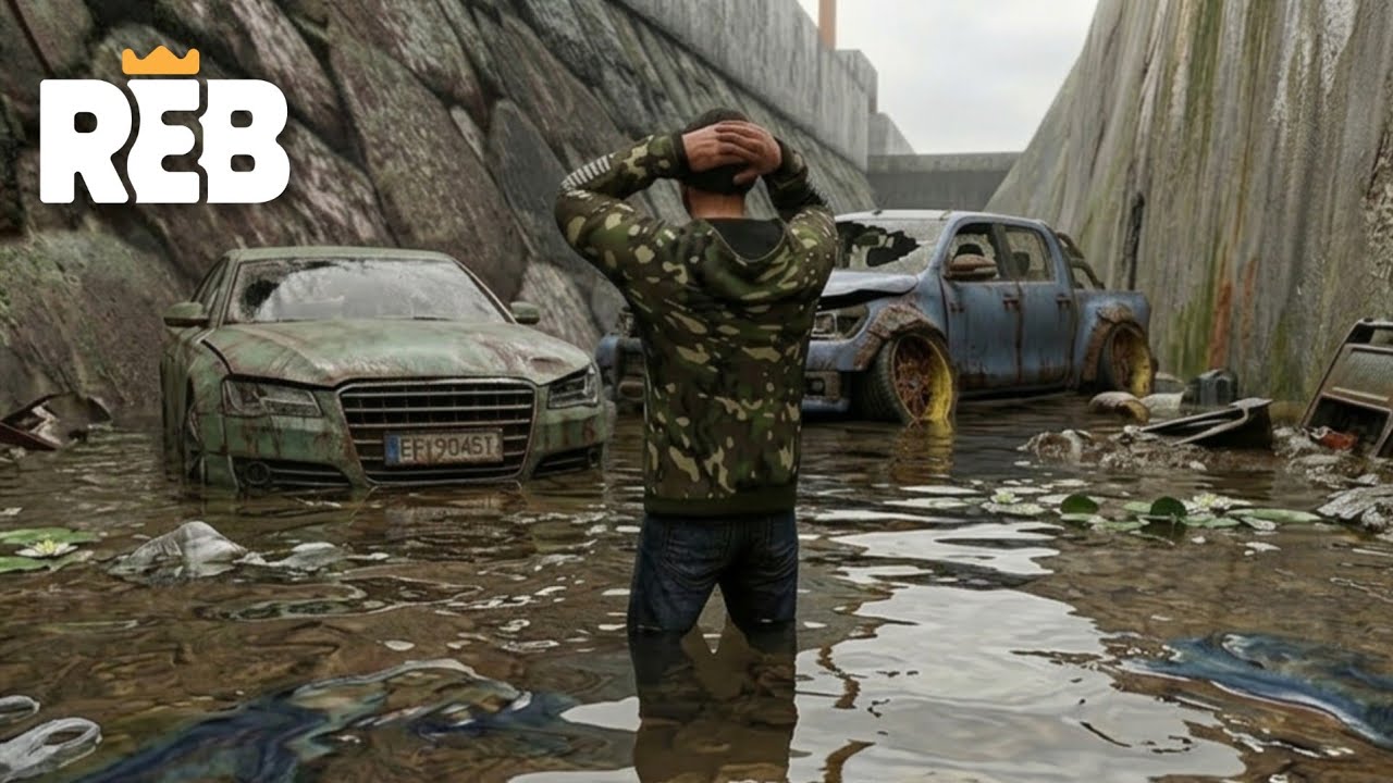 ENCONTREI UM AUDI E UMA HILUX DENTRO DA ÁGUA 😱INSANO🔥|REB