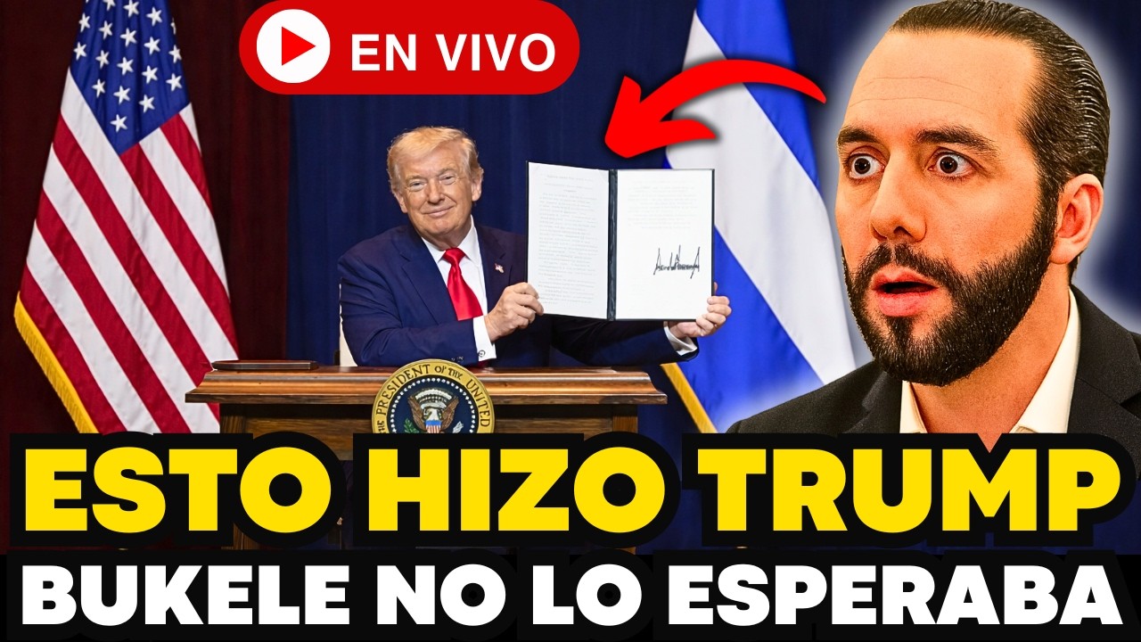 BUKELE SE CONVIERTE EN EL ALIADO FAVORITO DE TRUMP