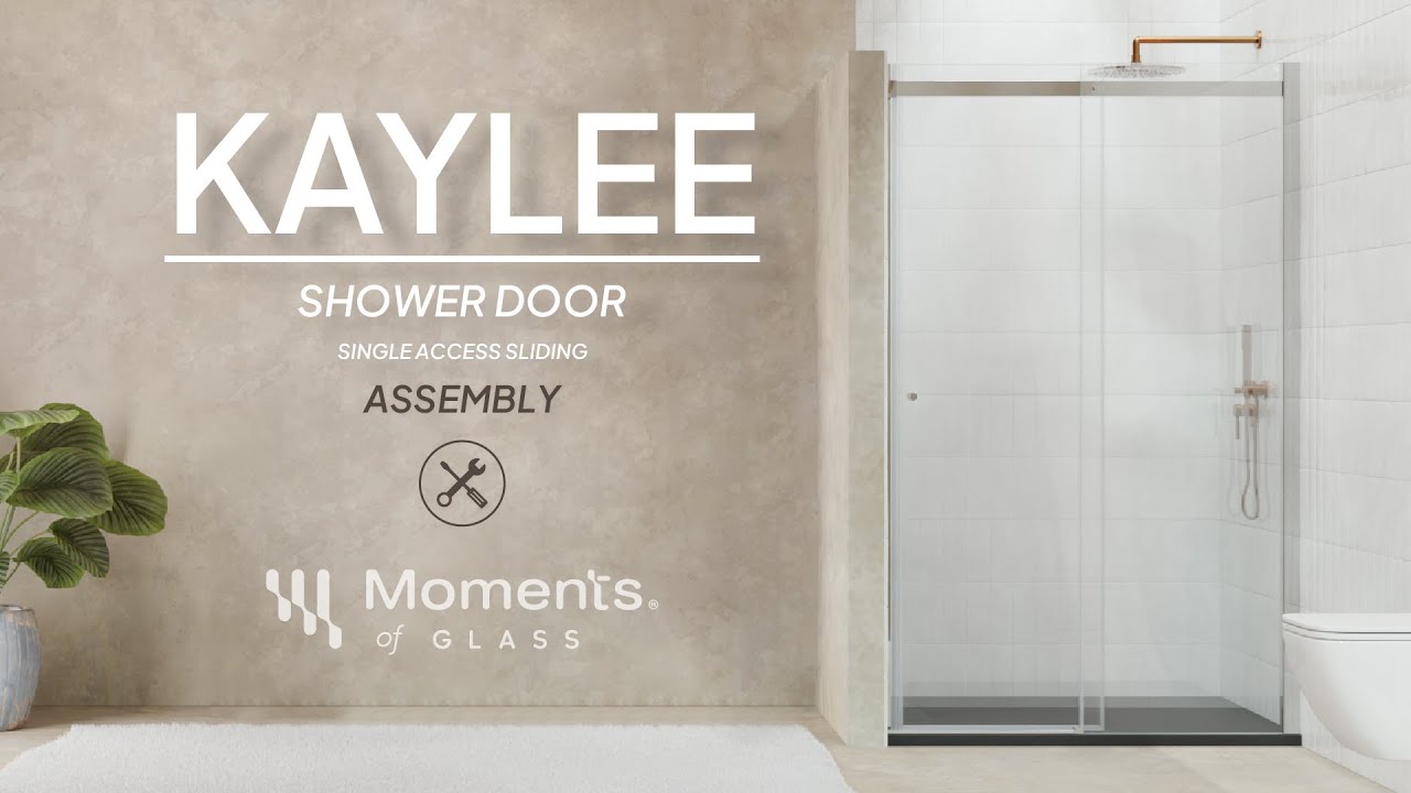 🔧 KAYLEE Shower Door Installation – Visual Guide