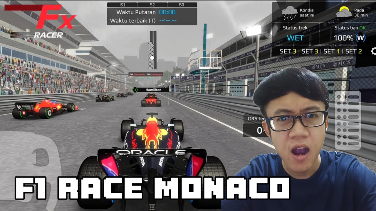 【FX Racer】 F1 Race Monaco di Guyur Hujan Deras