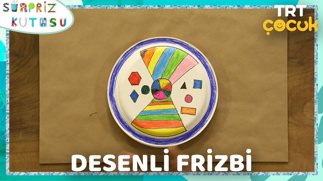 Sürpriz Kutusu | Desenli Frizbi