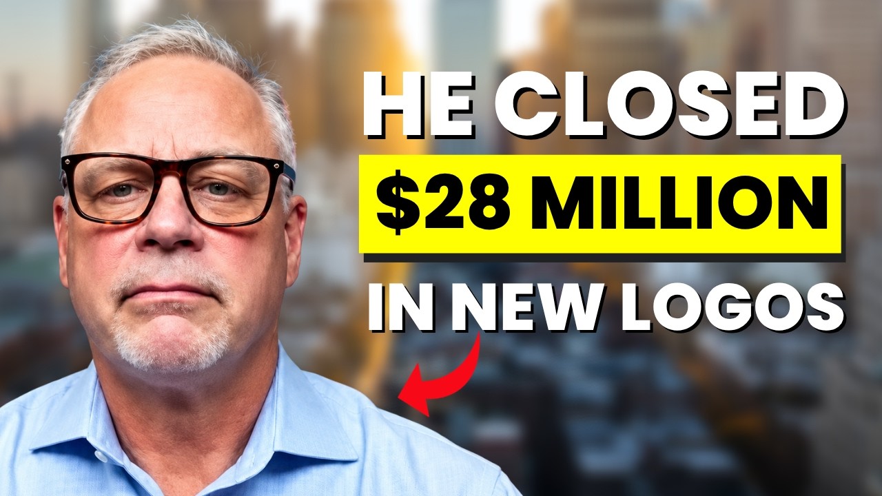 He just sold $28M in new logos!
