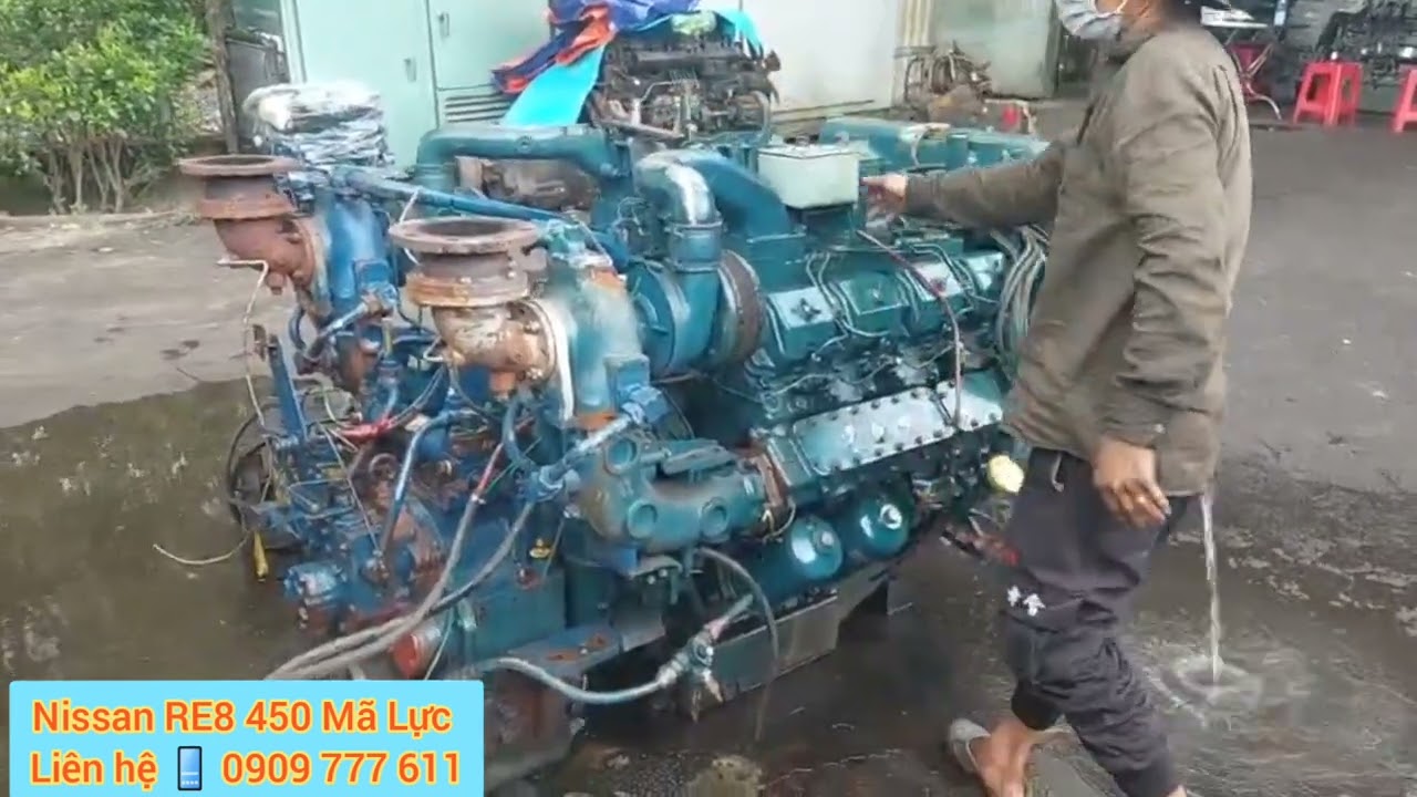 Thêm Điều Mới Lạ Động Cơ V8 Nissan Tubor Đôi 450 Mã Lực Cực Ngầu