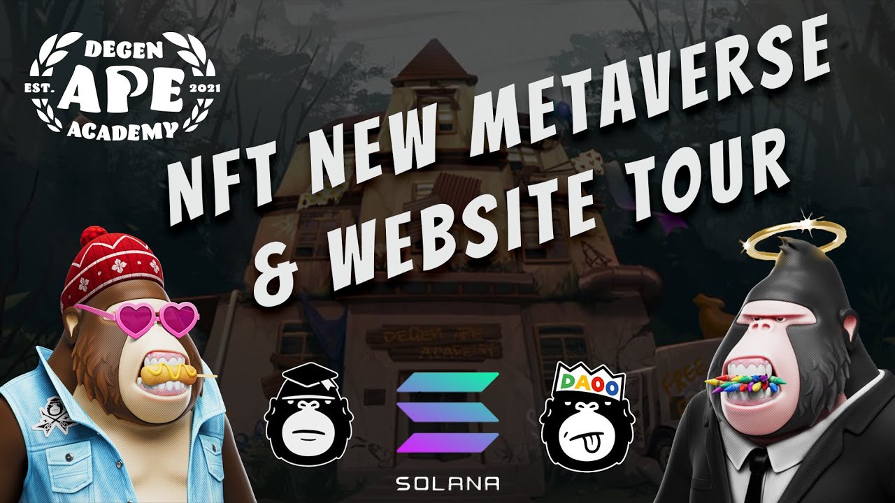Degenerate Ape Academy's New NFT Metaverse & Website