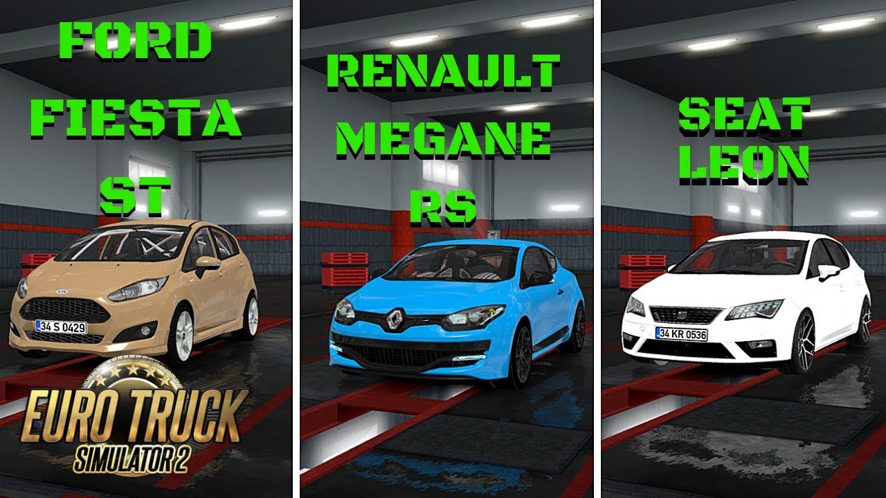 FORD FIESTA ST - RENAULT MEGANE RS - SEAT LEON - ETS 2 Mods #48