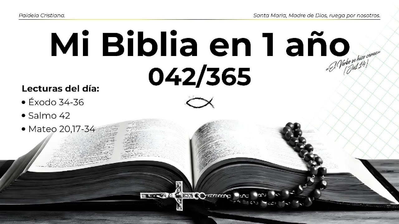 Mi Biblia en 1 Año | Día 042/365