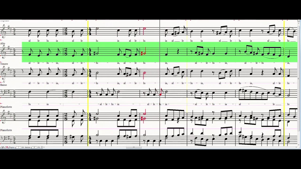 RANDALL THOMPSON ALLELUIA SEZ  ALTO