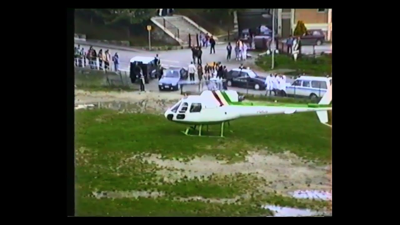 Visita del Ministro Vito Lattanzio a Bardi, 1990