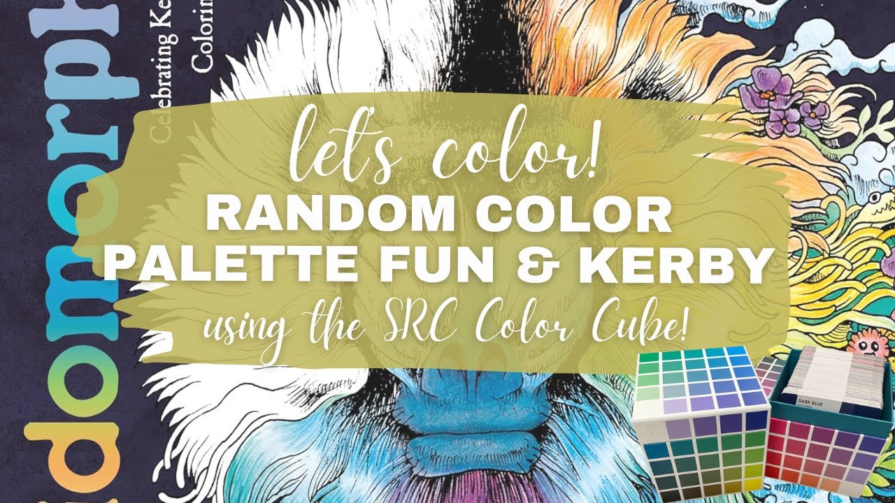 🔴 Let's Color Kerby's Kaleidomorphia with a Surprise Random Color Palette