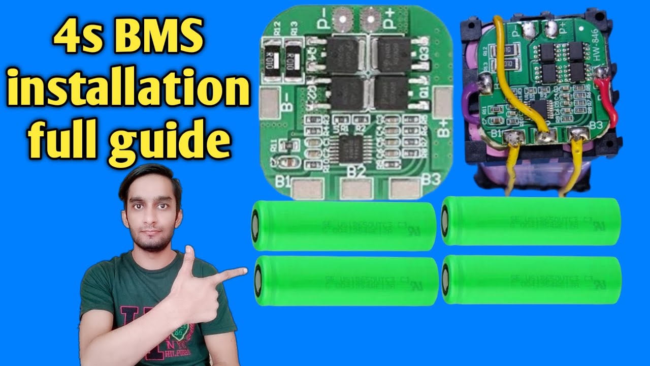 4s 18650 battery pack | how to make 4s battery pack | 4s BMS 20A